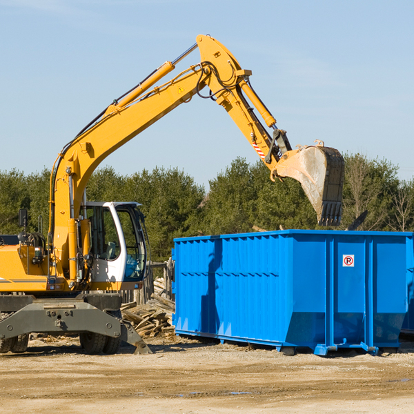 can i choose the location where the residential dumpster will be placed in Sharon SC